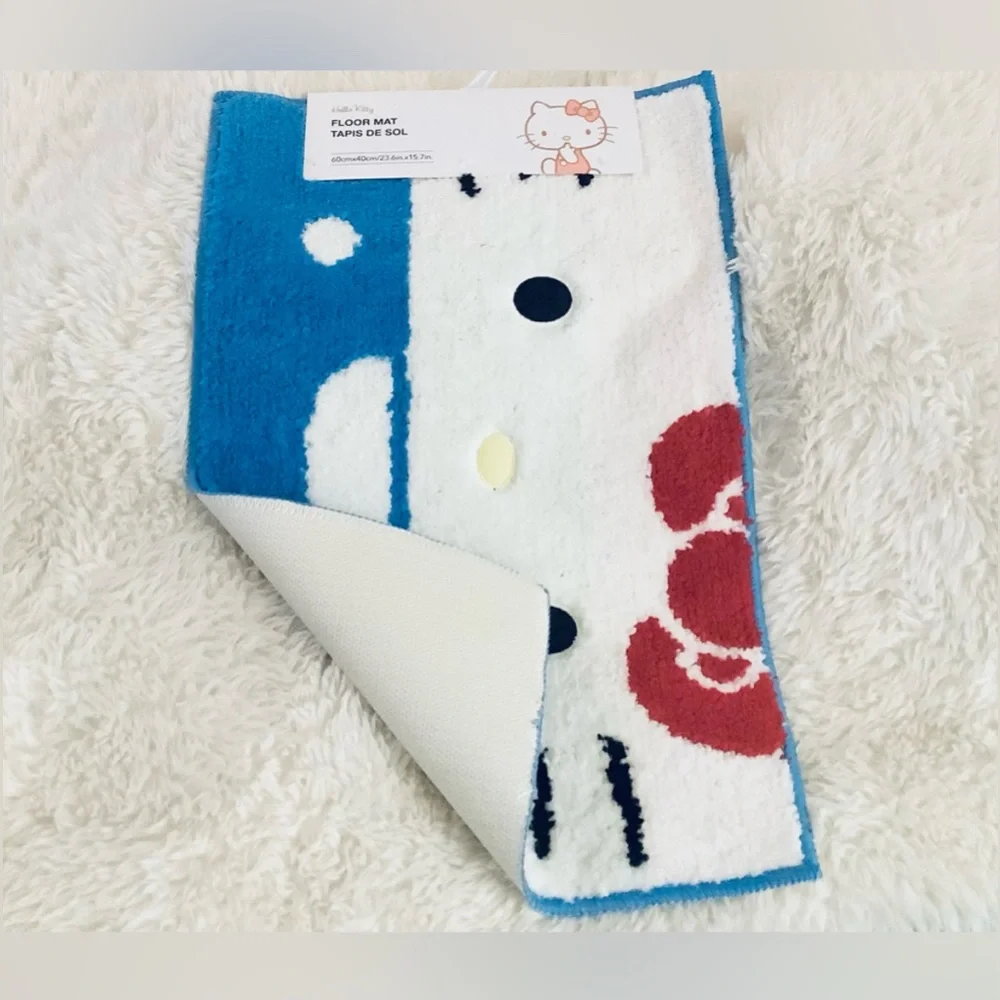 Sanrio Hello Kitty Blue Floor Mat